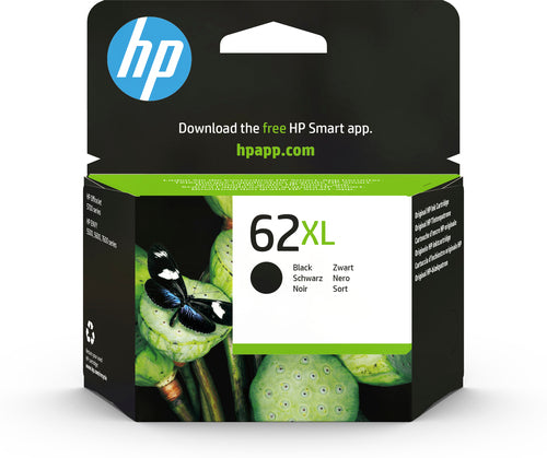 HP 62XL High Yield Black Original Ink Cartridge HP 62XL High Yield Black Original Ink Cartridge